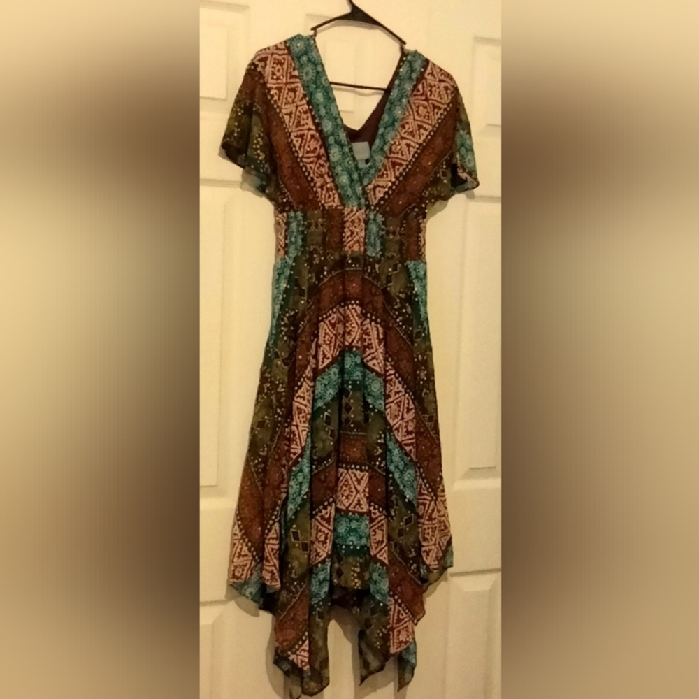 Rabbit Rabbit Rabbit Dress Women 6 Multicolor Bohemian Cottagecore Academia 90s